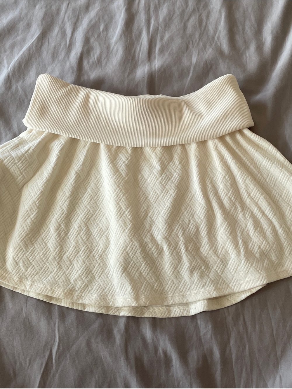 Women’s Alo Yoga Cream Textured Knit Skirt